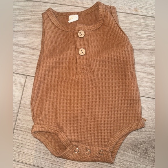 Newborn boy waffle knit set - Picture 4 of 5